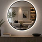 Espejo LED Redondo L02 Black 70 cm  - Miniatura 1