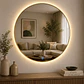 Espejo LED Redondo L02 Golden 70 cm  - Miniatura 3