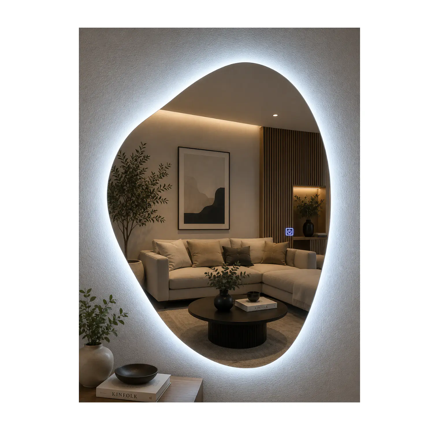 Espejo LED Gota L11 Sin Marco 70x90 cm  2