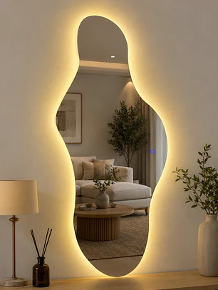 Espejo Led Irregular L13 Sin Marco 65x150cm