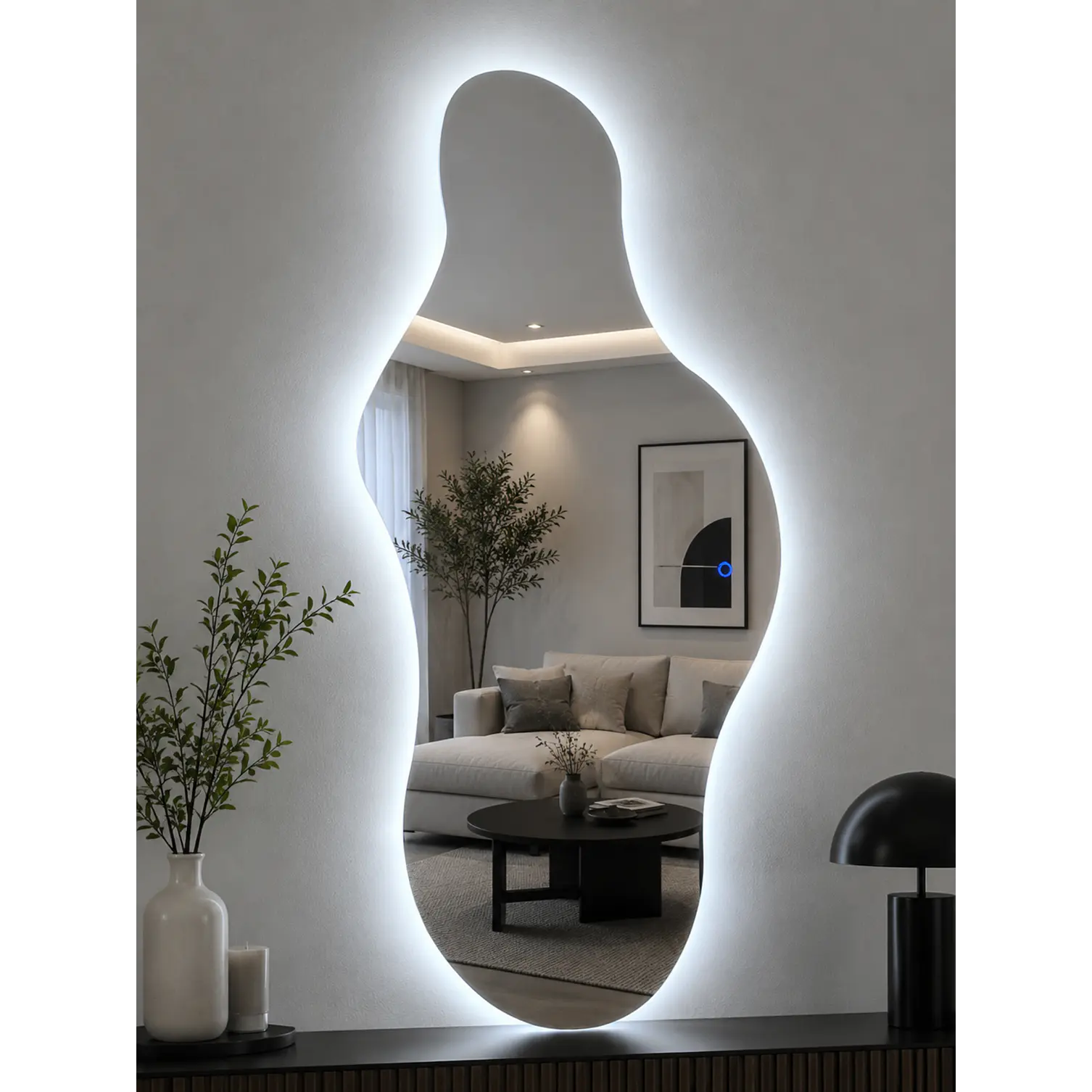 Espejo Led Irregular L13 Sin Marco 65x150cm 2