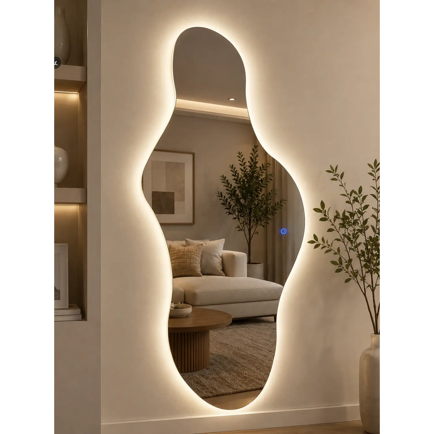 Espejo Led Irregular L13 Sin Marco 65x150cm 3