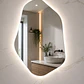 Espejo LED Irregular L14 Sin Marco 80x50 cm - Miniatura 2