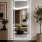 Espejo Decorativo LED con Marco Negro 70x180 cm | Instalación Vertical u Horizontal - Miniatura 1
