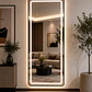 Espejo Decorativo LED con Marco Negro 70x180 cm | Instalación Vertical u Horizontal - Miniatura 2