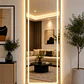Espejo Decorativo LED con Marco Gris 70x180 cm | Instalación Vertical u Horizontal - Miniatura 2