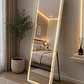 Espejo LED plateado de muro 70x180 cm | Instalación Vertical u Horizontal Con opcion a Pedestal  - Miniatura 2
