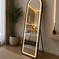 Espejo LED Arco 70x180 cm Marco Negro Con Pedestal - Miniatura 1