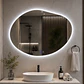 Espejo LED Para Baño Desempañante Sin Marco 60x80 cm - Miniatura 1