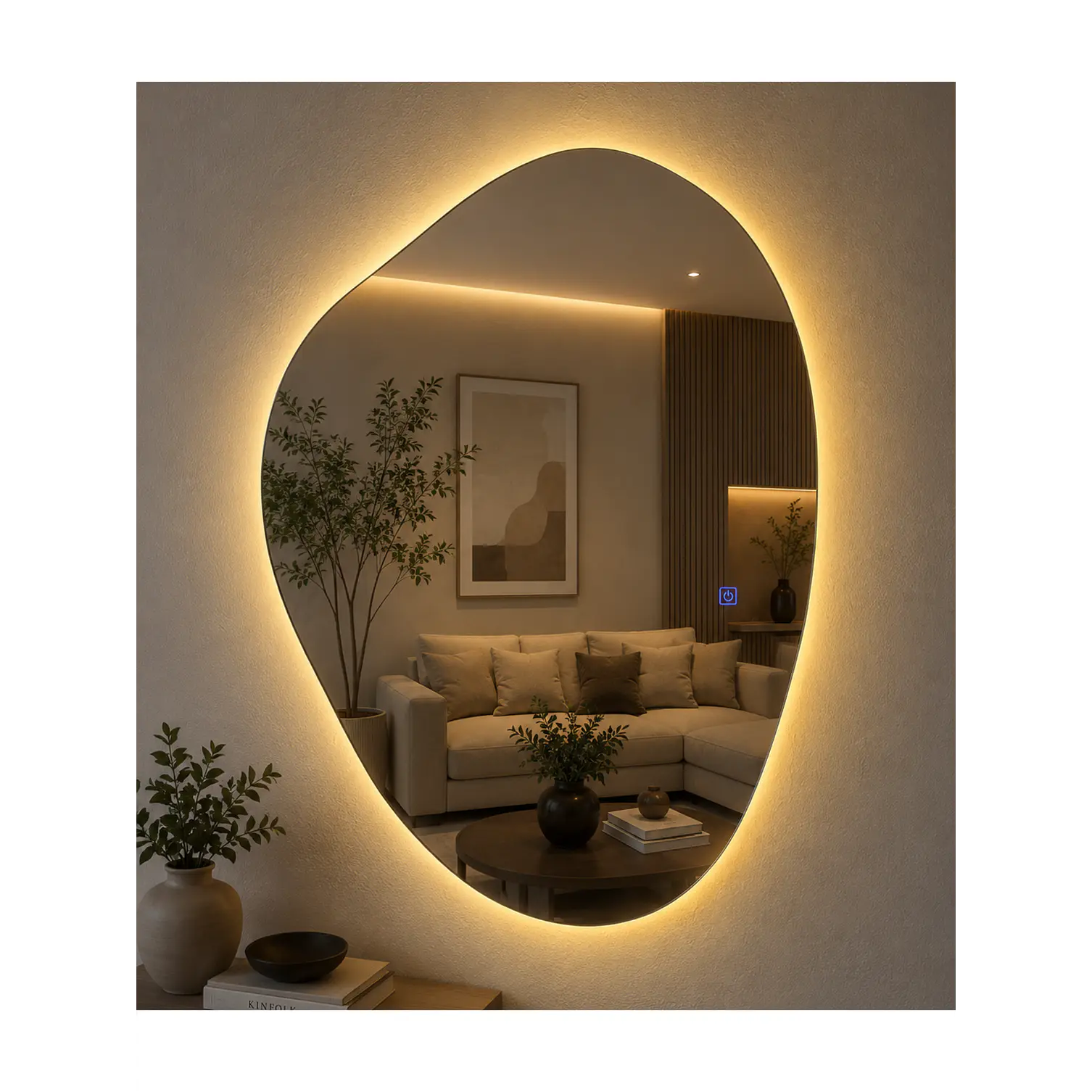 Espejo LED Gota L11 Sin Marco 70x90 cm  1