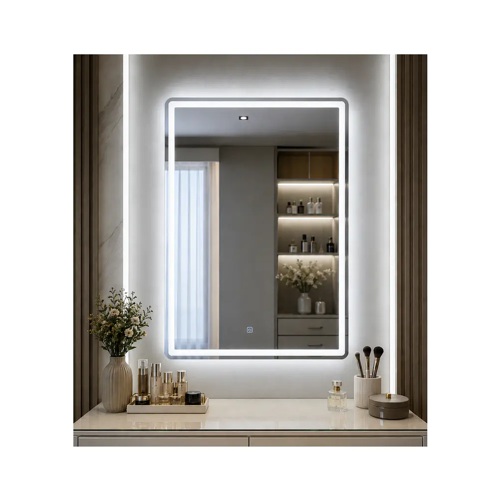 Espejo LED Vertical Sin Marco 60x80 cm  2