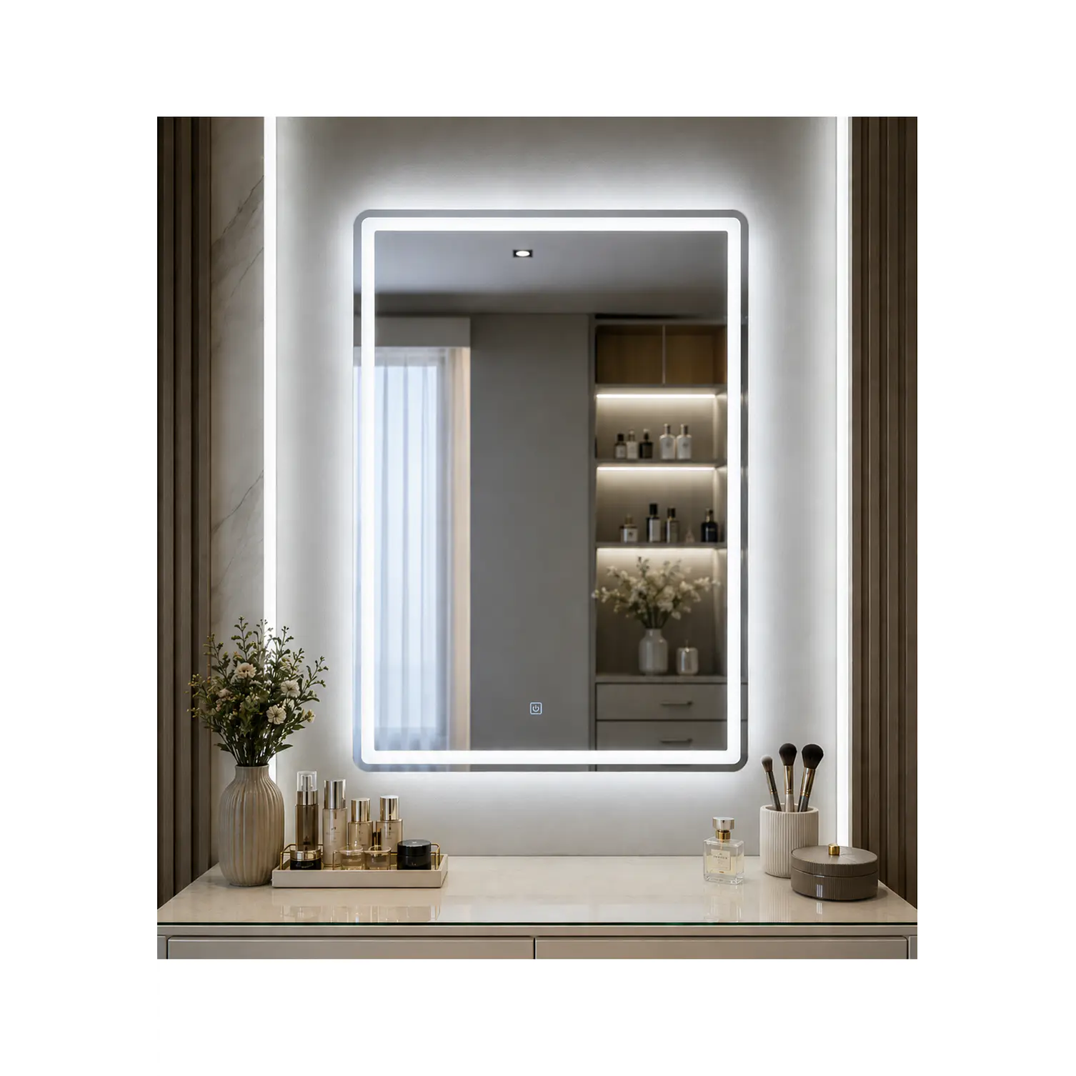 Espejo LED Vertical Sin Marco 60x80 cm  2