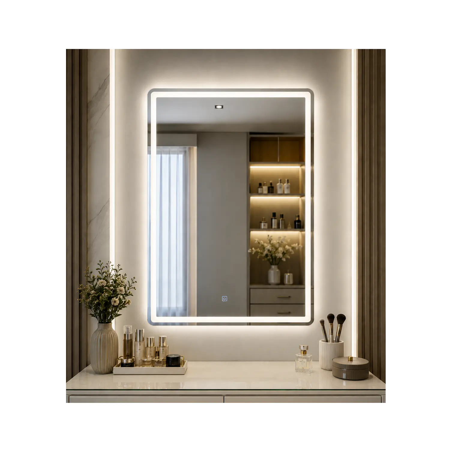 Espejo LED Vertical Sin Marco 60x80 cm  3