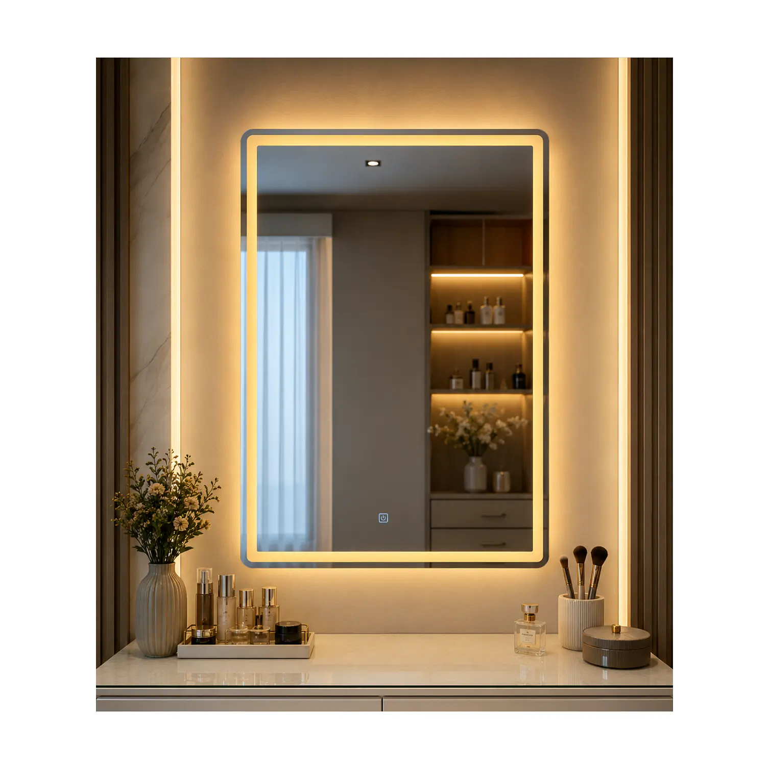 Espejo LED Vertical Sin Marco 60x80 cm  1