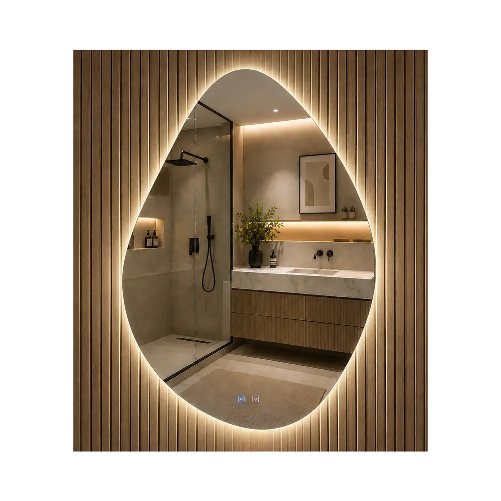  Espejo LED Para Baño Desempañante Sin Marco 60x80 cm 3