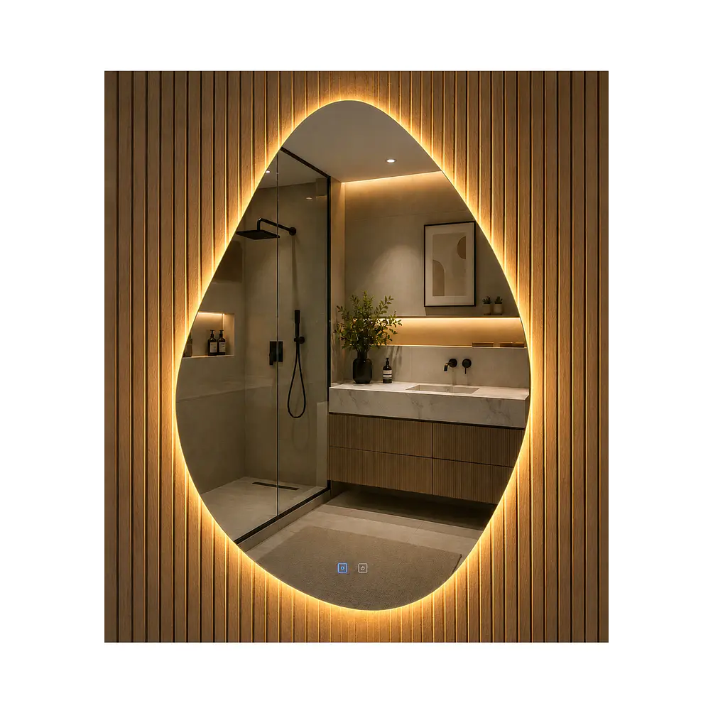  Espejo LED Para Baño Desempañante Sin Marco 60x80 cm 2