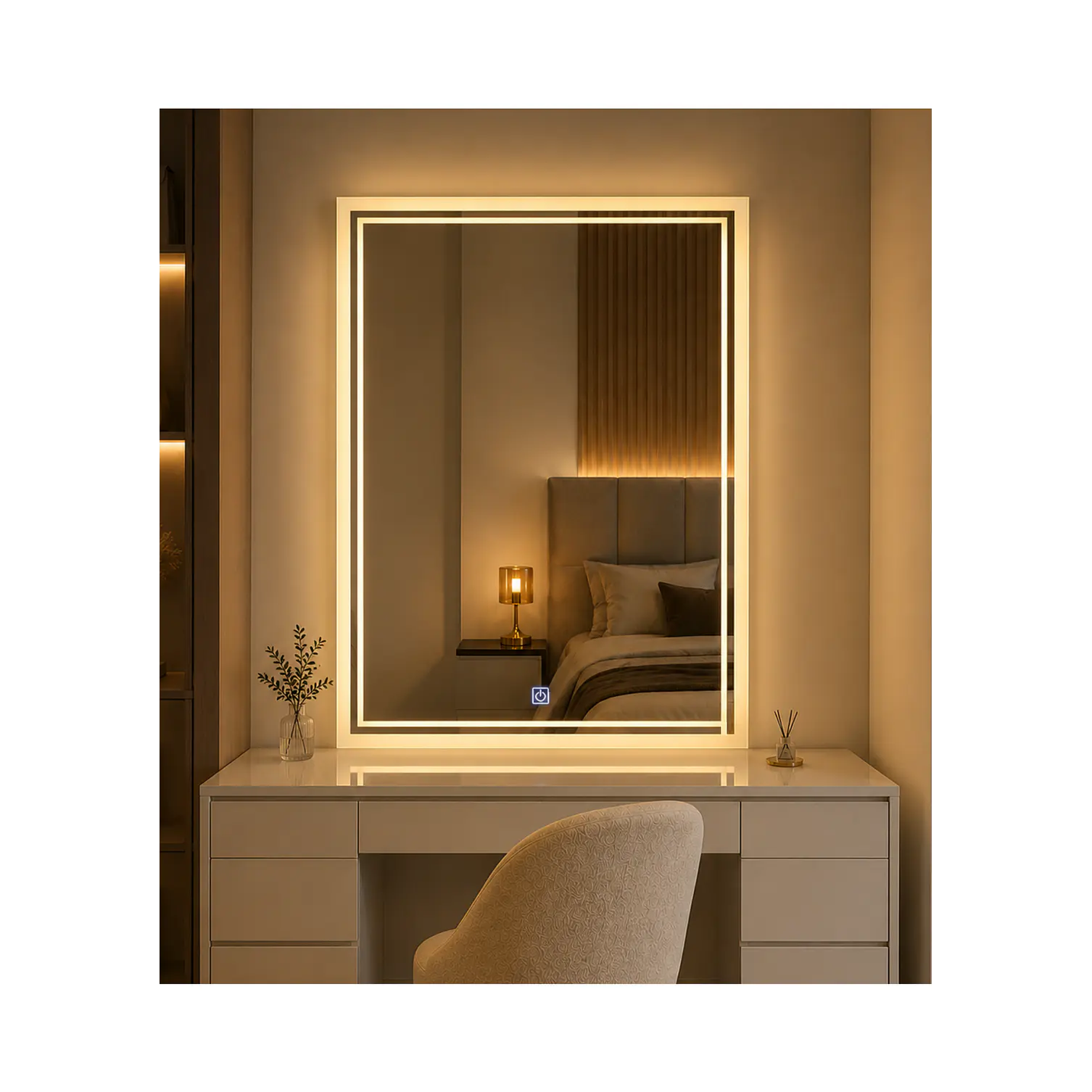 Espejo LED Vertical Sin Marco 60x80 cm 2