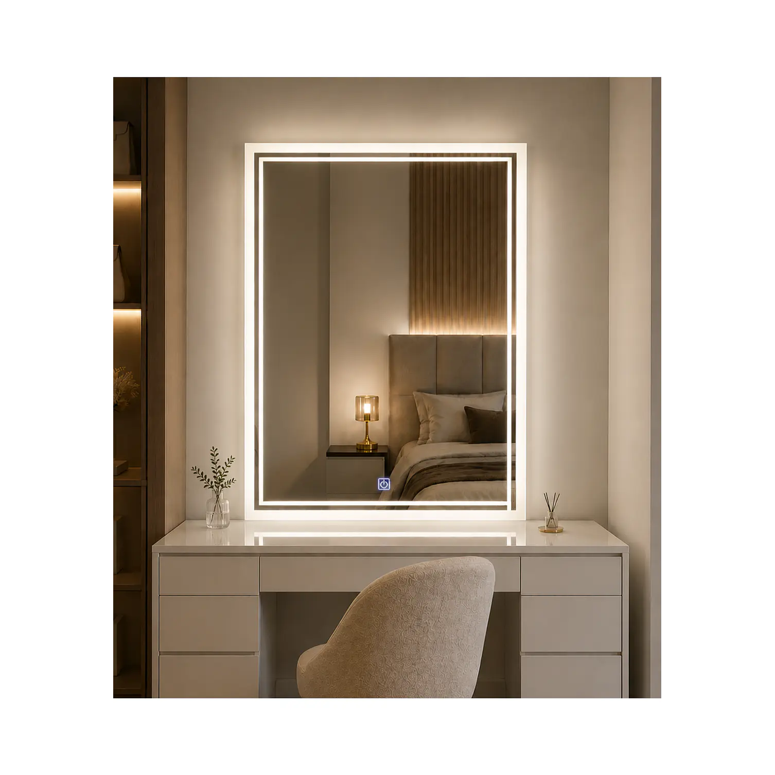 Espejo LED Vertical Sin Marco 60x80 cm 3