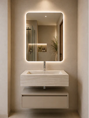 Vanitorio Flotante 60CM Beige