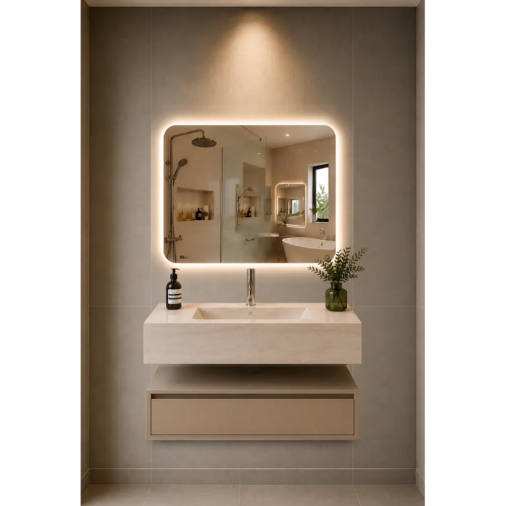 Vanitorio Flotante 80CM Beige 1