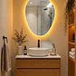  Espejo LED Para Baño Desempañante Sin Marco 60x80 cm - Miniatura 1