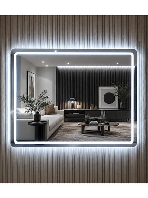 Espejo Led Rectangular L16 Sin Marco 100x75cm