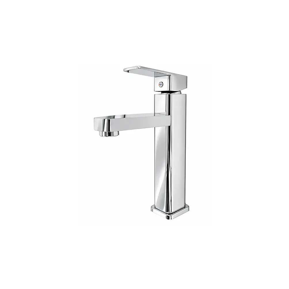 Llave Monomando Lavamanos Verona Alta Silver 1
