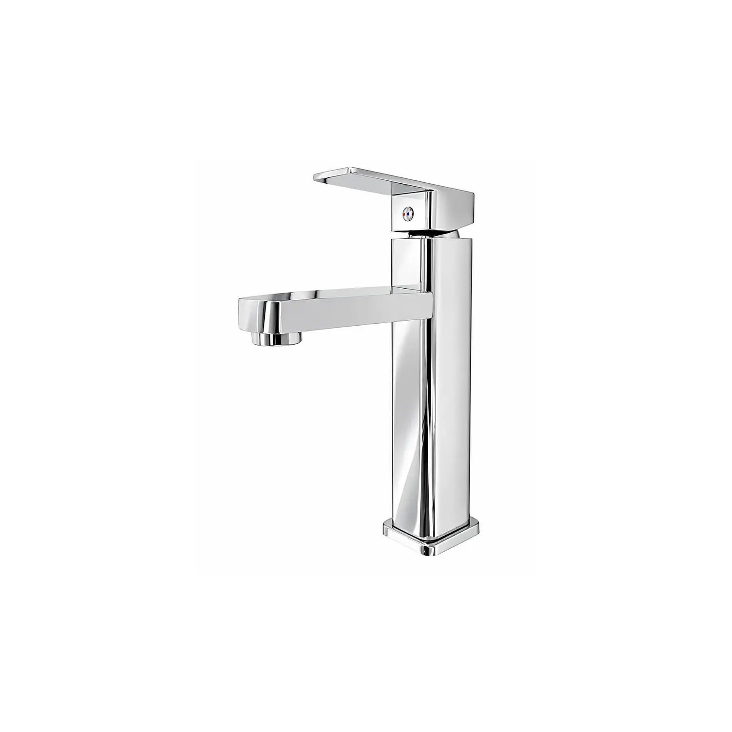 Llave Monomando Lavamanos Verona Alta Silver 1