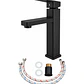 Llave Monomando Lavamanos Verona Alta Black - Miniatura 3