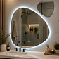  Espejo LED Para Baño Desempañante Sin Marco 70x75 cm Mas Espejo Decorativo Pequeño - Miniatura 1