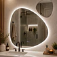  Espejo LED Para Baño Desempañante Sin Marco 70x75 cm Mas Espejo Decorativo Pequeño - Miniatura 2