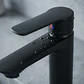  Llave Monomando Lavamanos Gota Alta Black - Miniatura 3