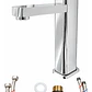  Llave Monomando Lavamanos Verona Alta Silver - Miniatura 3