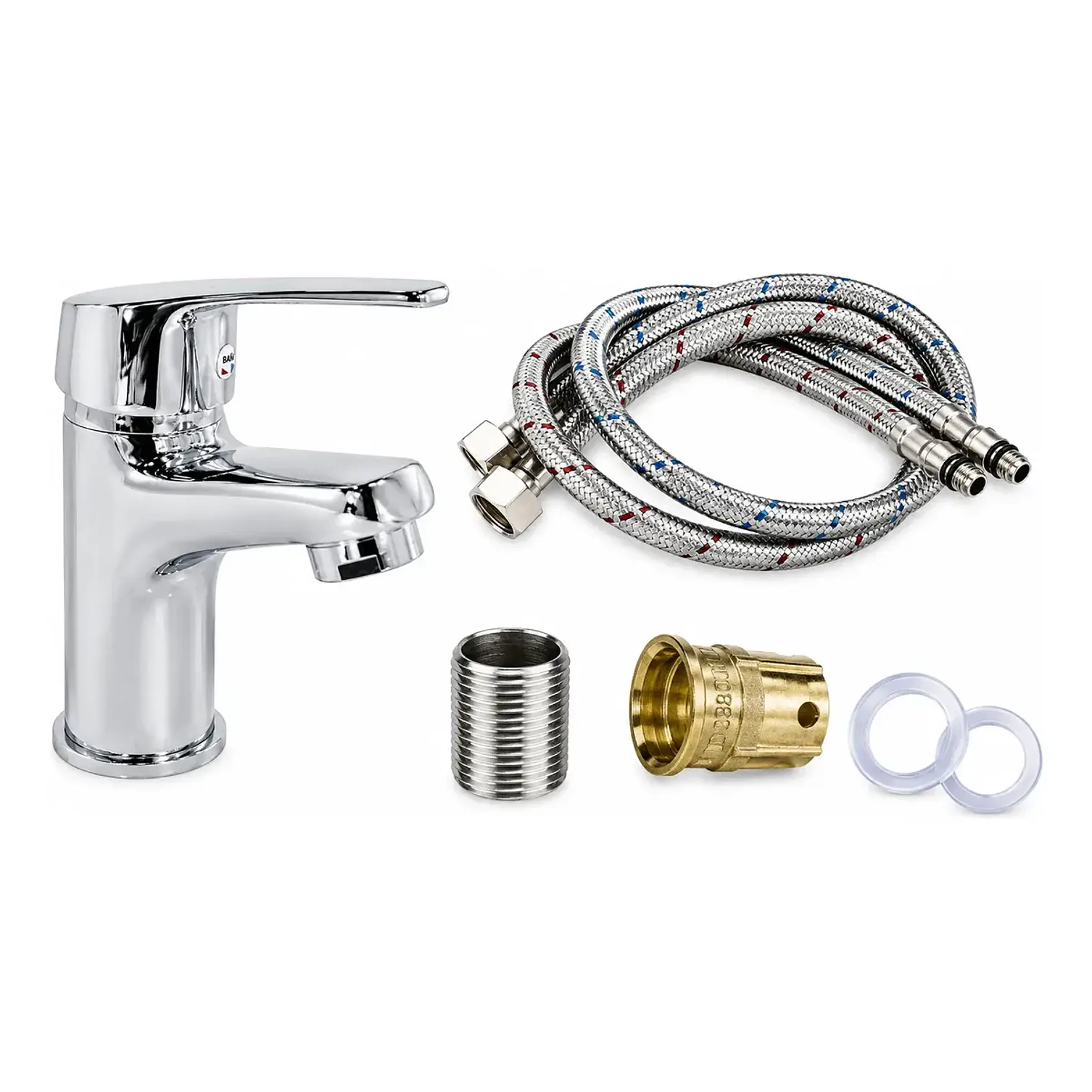  Llave Monomando Lavamanos Classic Silver 3