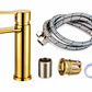  Llave Monomando Lavamanos Gota GOLD - Miniatura 3