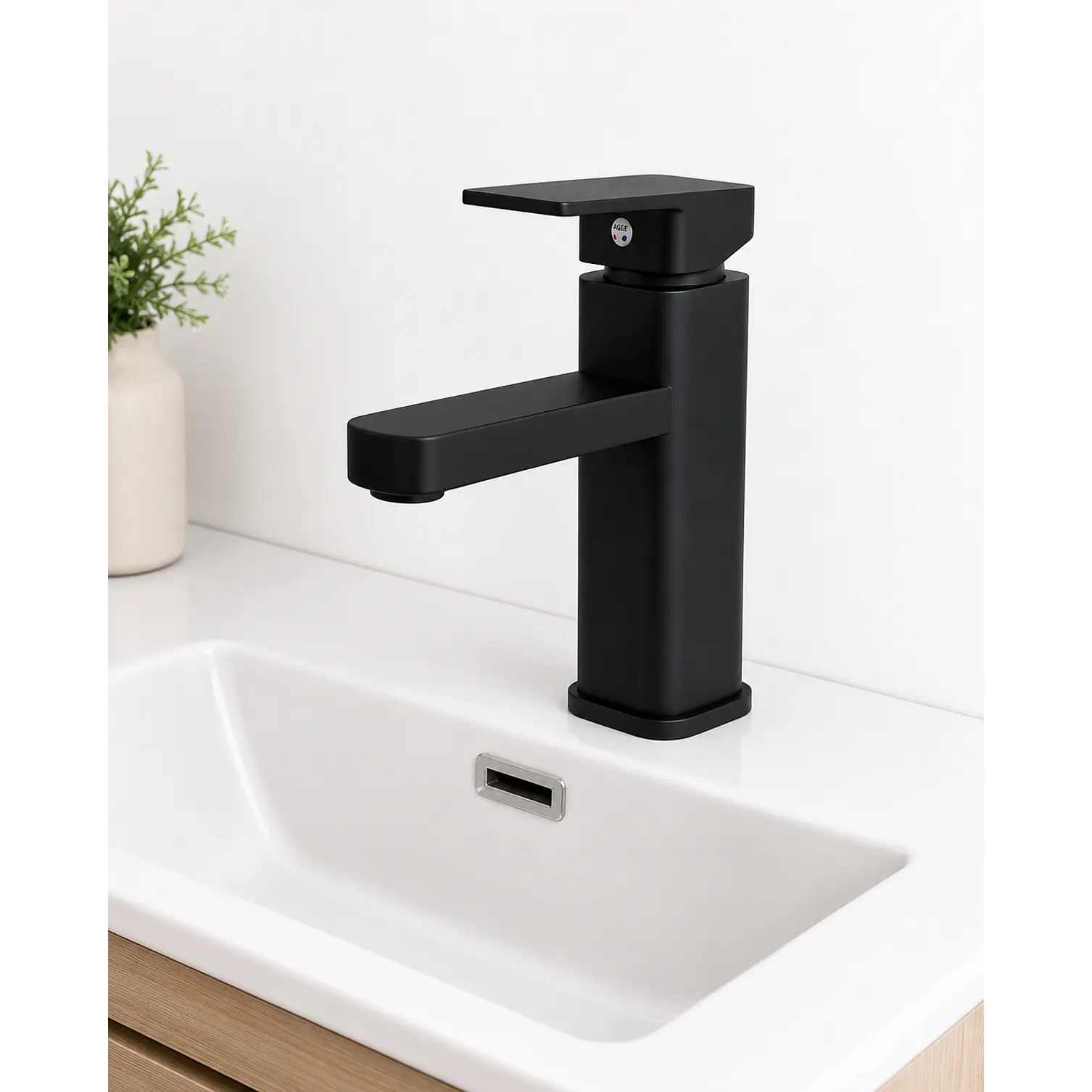 Llave Monomando Lavamanos Verona Black 3