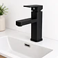  Llave Monomando Lavamanos Verona Black - Miniatura 3