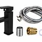  Llave Monomando Lavamanos Verona Black - Miniatura 4
