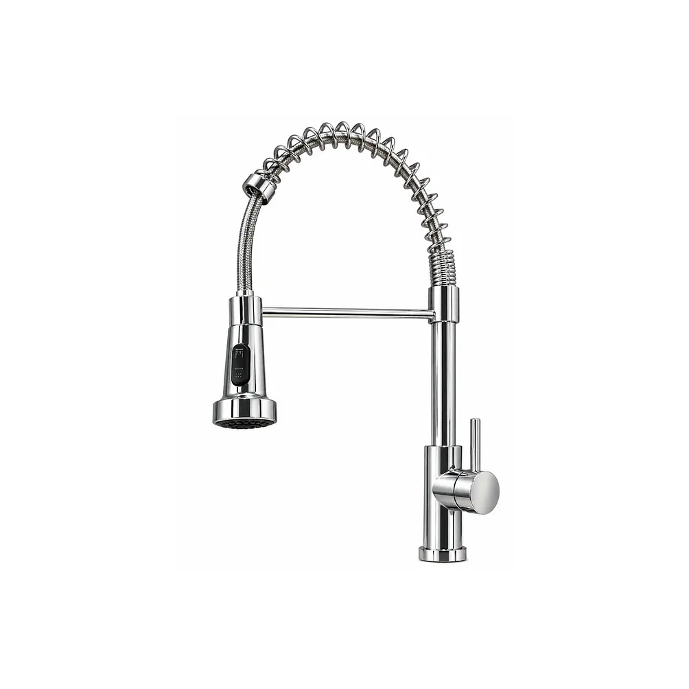 Llave Monomando Lavaplatos Flexible Silver 1