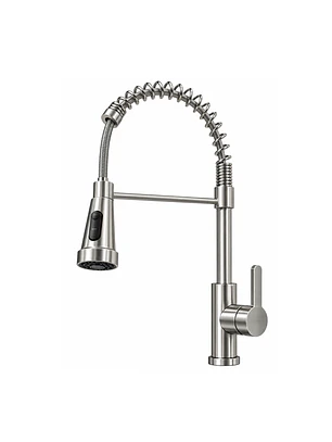 Llave Monomando Lavaplatos Flexible Silver Mate