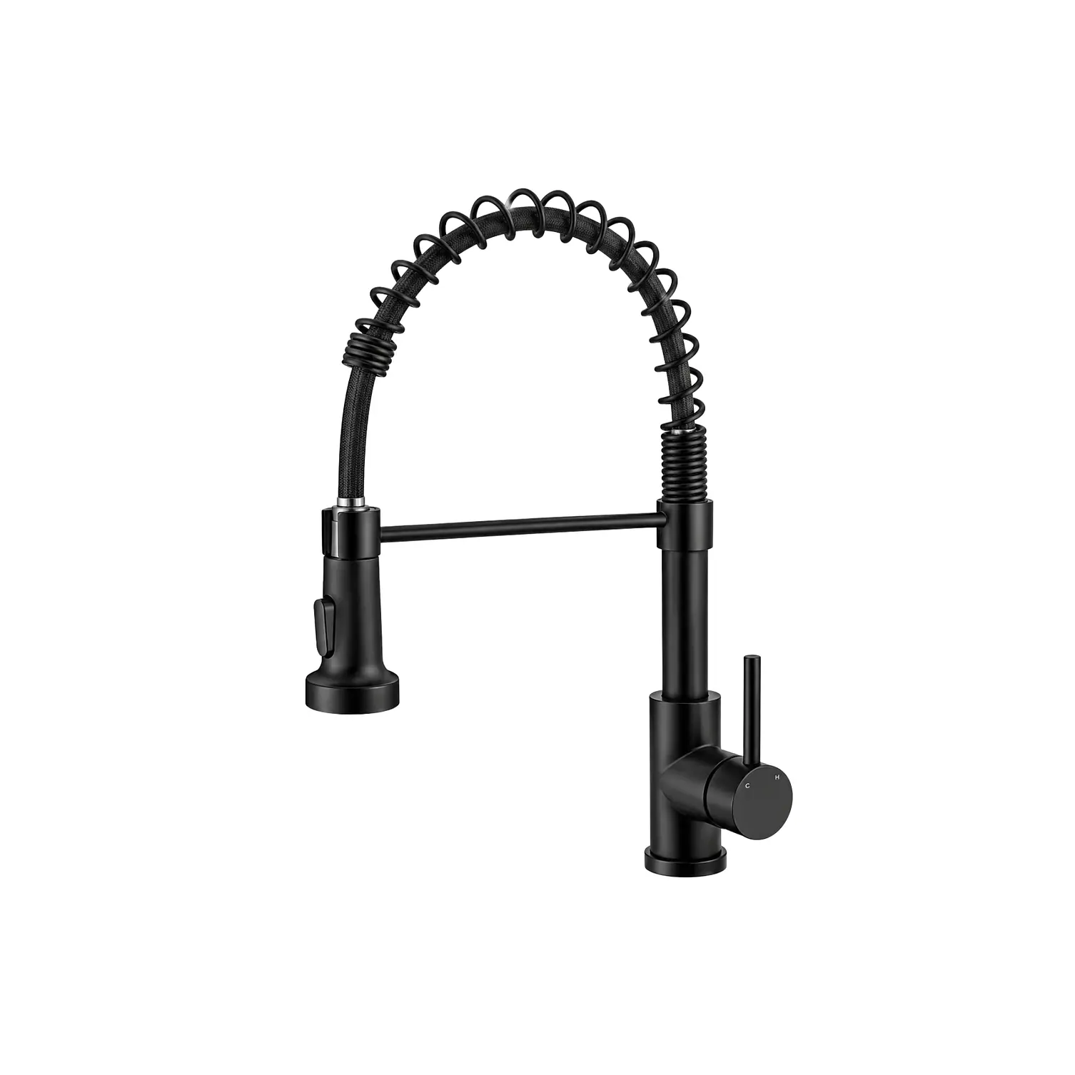  Llave Monomando Lavaplatos Flexible Black 1