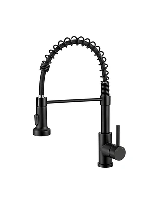  Llave Monomando Lavaplatos Flexible Black