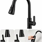 Llave Monomando Lavaplatos Extensible Black - Miniatura 2