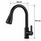 Llave Monomando Lavaplatos Extensible Black - Miniatura 5