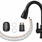 Llave Monomando Lavaplatos Extensible Black - Miniatura 3