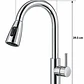 Llave Monomando Lavaplatos Extensible Silver - Miniatura 3