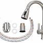 Llave Monomando Lavaplatos Extensible Silver Mate - Miniatura 2