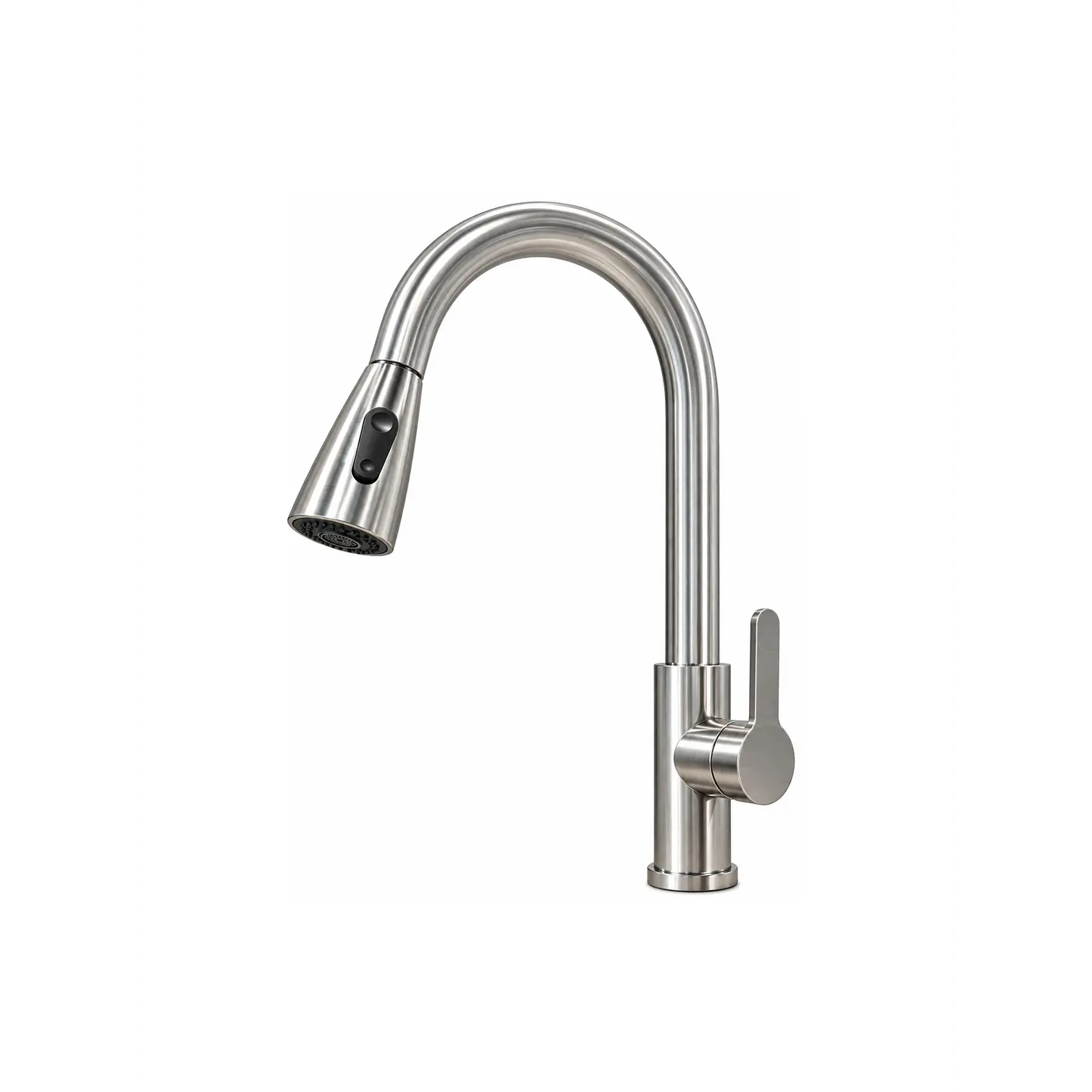 Llave Monomando Lavaplatos Extensible Silver Mate 1