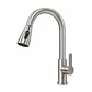 Llave Monomando Lavaplatos Extensible Silver Mate - Miniatura 1