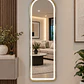 Espejo LED De Cuerpo Entero Dorado De Muro 50x150 cm Con Opcion De Pedestal - Miniatura 4